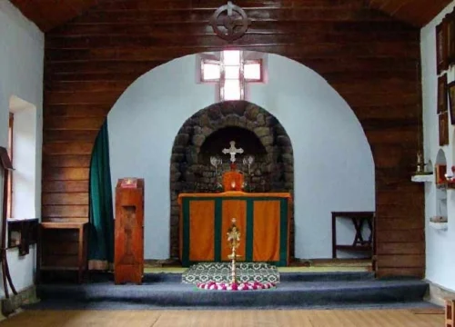 A Christian monastic community nestled in the hills near Vagamon, ideal for meditation and reflection.