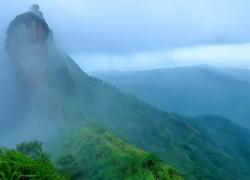 A stunning mountain rock formation offering panoramic views and trekking opportunities.